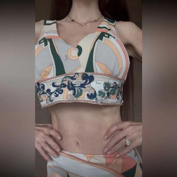 Reworked vintage furniture Pucci two piece - Picture 4 of 5